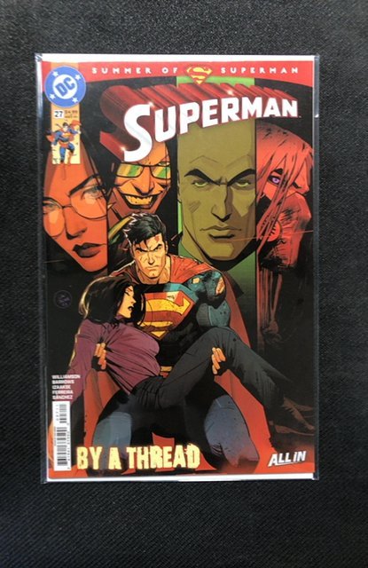 Superman #27 (DC Comics, 2025), raw, ungraded comic book — front cover