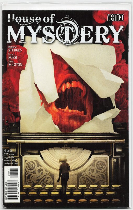 House of Mystery #4 (DC Comics, 2008), raw, ungraded comic book — front cover