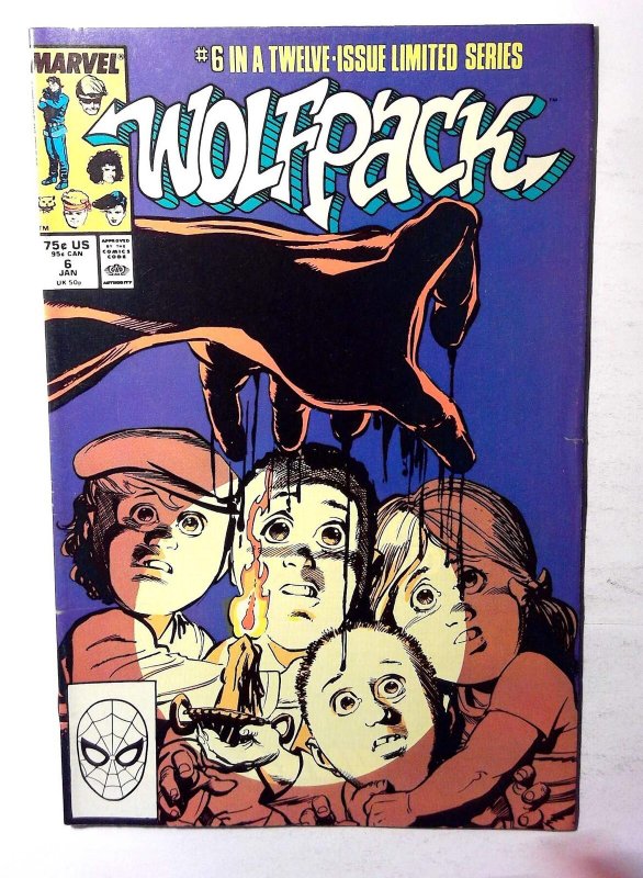 Wolfpack #6 (Marvel Comics, 1989), raw, ungraded comic book — front cover