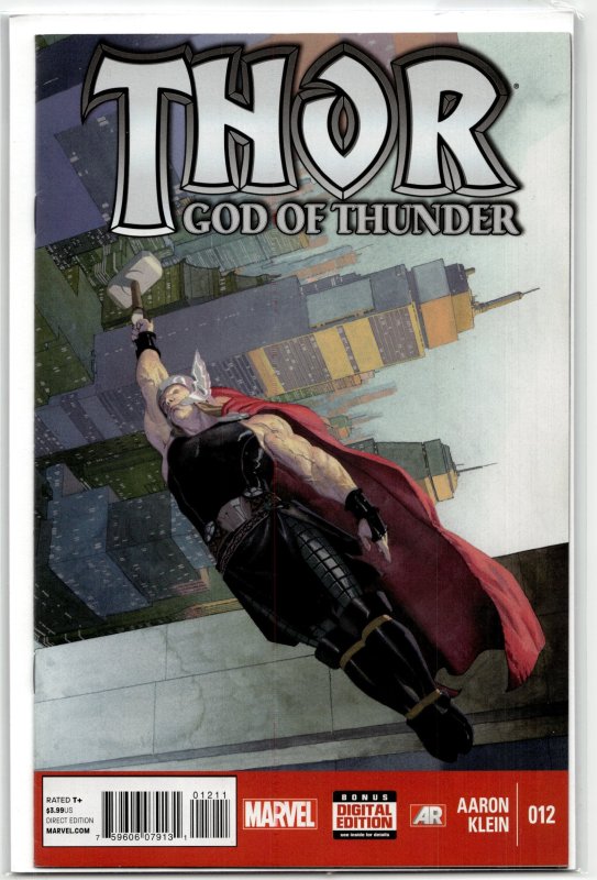 Thor: God of Thunder #12 (Marvel Comics, 2013), raw, ungraded comic book — front cover