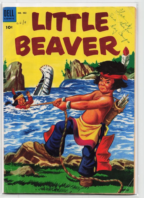 Four Color #483 (Dell Comics, 1953), raw, ungraded comic book — front cover