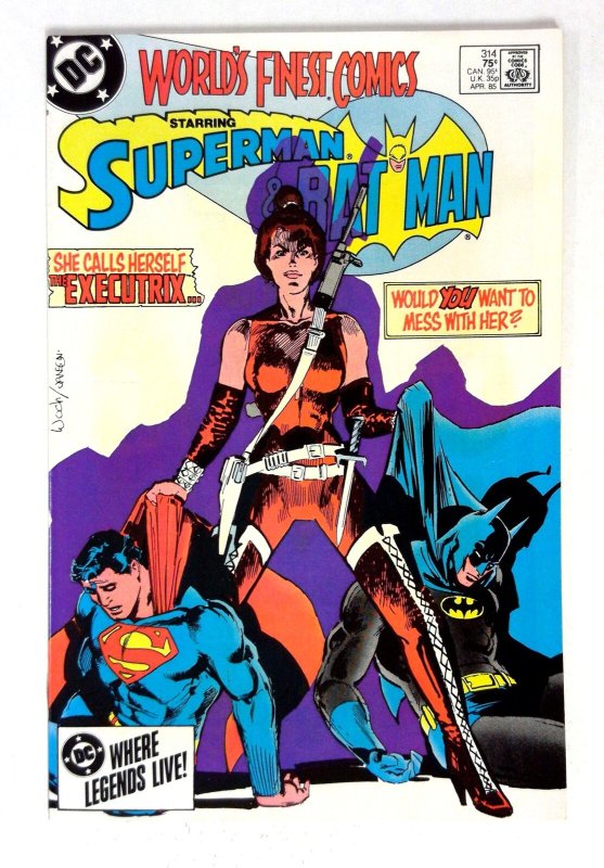 World's Finest Comics #314 (DC Comics, 1985), raw comic book in NM- condition — front cover