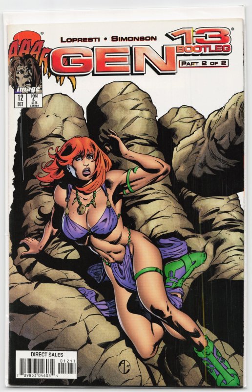 Gen 13 Bootleg #12 (Image Comics, 1997), raw, ungraded comic book — front cover