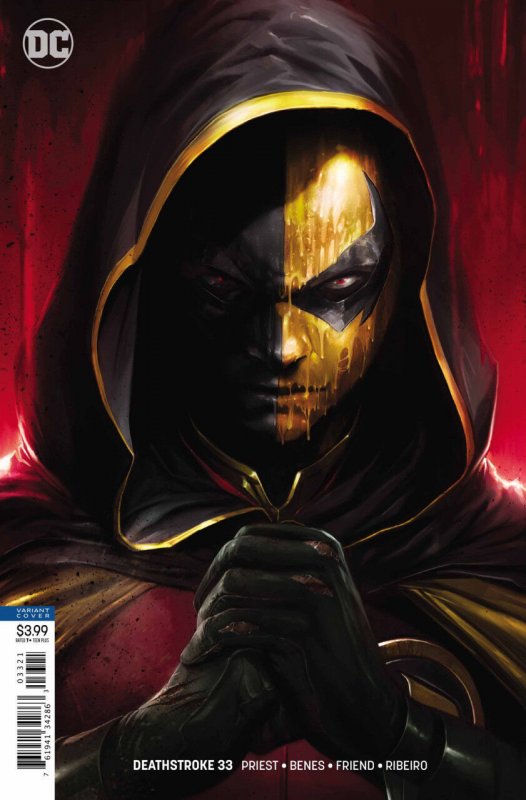 Deathstroke #33 (DC Comics, 2016), raw comic book in VF/NM condition — front cover