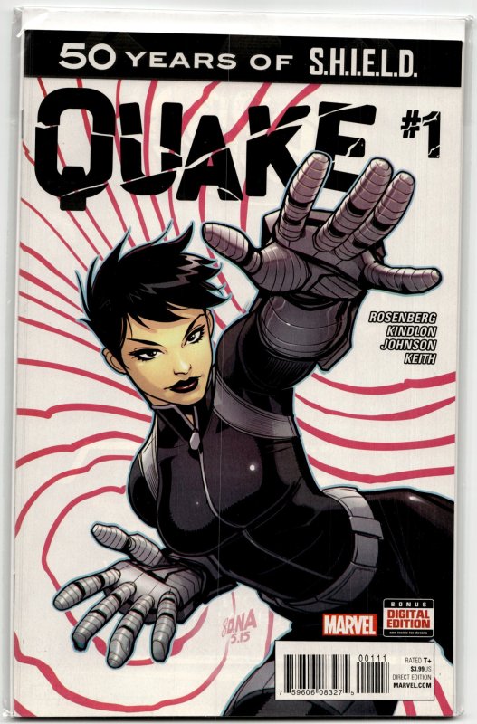Quake: S.h.i.e.l.d. 50th Anniversary (2015) S.h.i.e.l.d. (Marvel Comics, 2015), raw, ungraded comic book — front cover