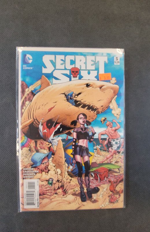 Secret Six #5 (2015), raw, ungraded comic book — front cover