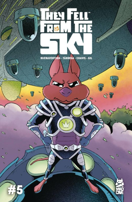 They Fell from the Sky #5 (2021), raw, ungraded comic book — front cover