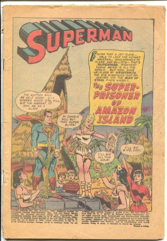 Action #235-1957-Superman-Amazon Island-Congo Billl-P (DC Comics), raw, ungraded comic book — front cover