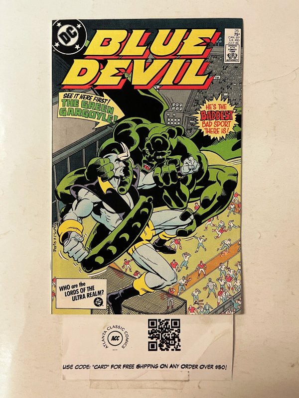 Blue Devil #26 (DC Comics), raw comic book in NM condition — front cover