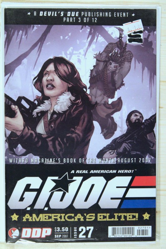 G.I. Joe: America's Elite #27 (2007), raw comic book in NM 9.4 condition — front cover