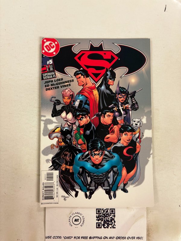 Superman Batman #5 (DC Comics), raw comic book in NM condition — front cover