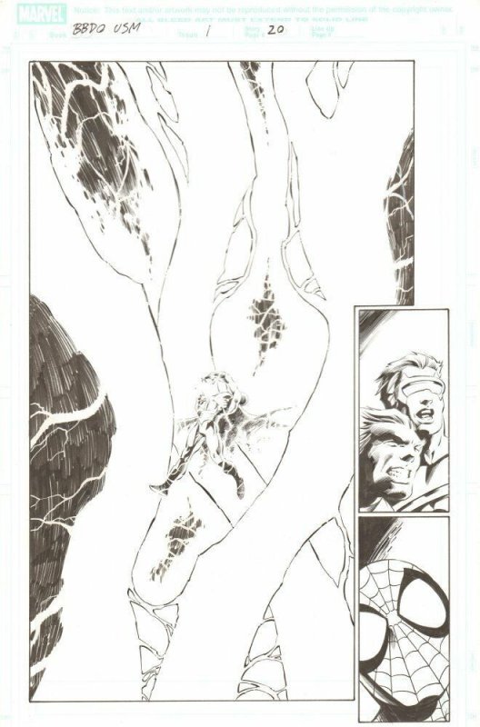 Bbdo Ultimate Spider-Man/Ult X-Men #1, raw, ungraded comic book — front cover