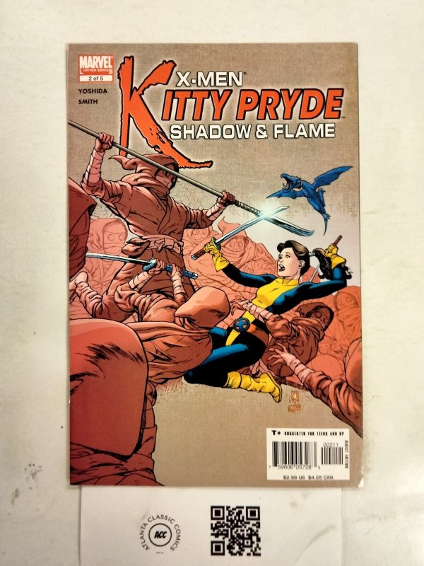 X-Men Kitty Pryde Shadow & Flame #2 (Marvel Comics), raw comic book in NM condition — front cover