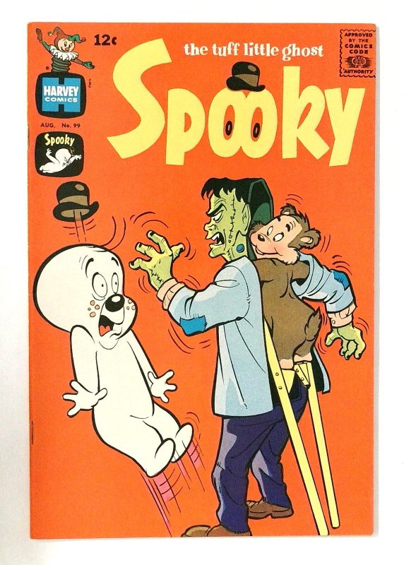 Spooky #99-1967-Wendy & Casper Appear-HARVEY-Frankenstein Cover-NM- (Harvey Comics), raw comic book in NM- condition — front cover