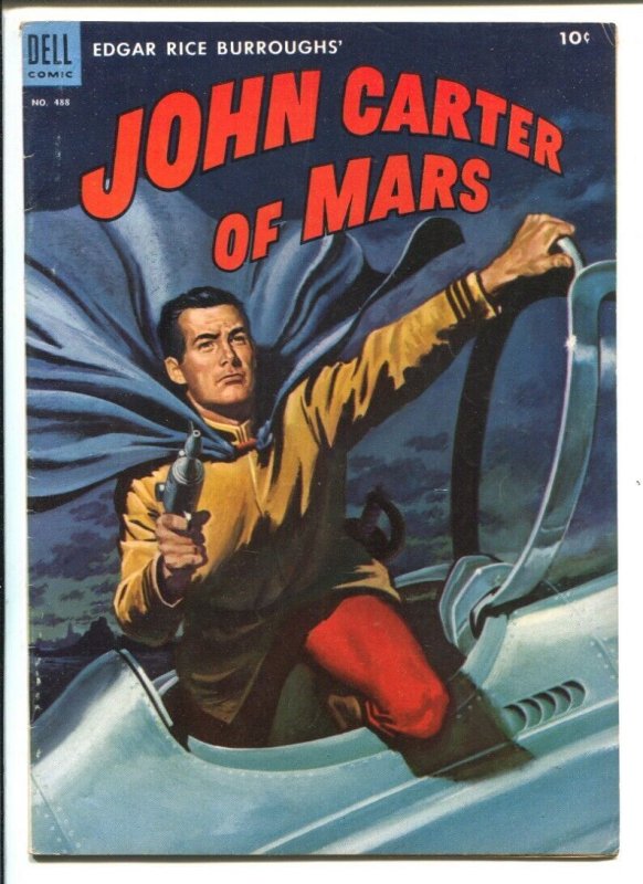 John Carter of Mars-Four Color Comics #488 (Dell Comics, 1953), raw, ungraded comic book — front cover