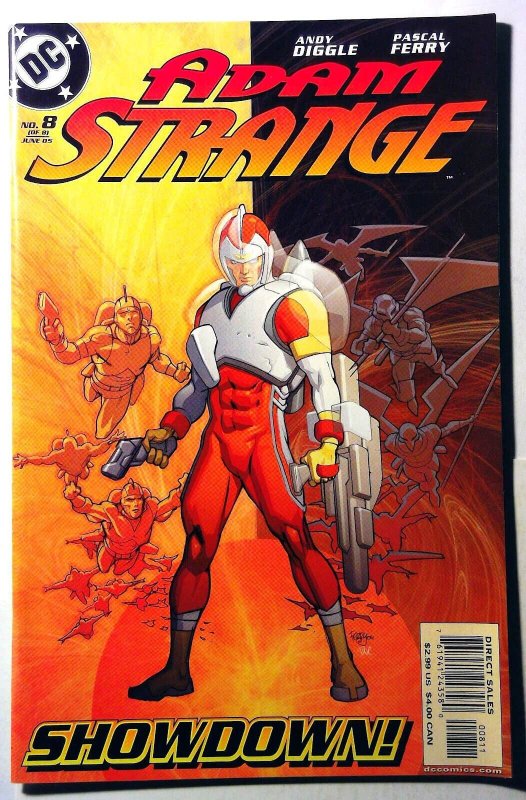 Adam Strange 2nd Series #8 (DC Comics, 2005), raw, ungraded comic book — front cover