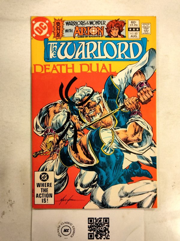 The Warlord #60 (DC Comics, 1982), raw comic book in NM condition — front cover