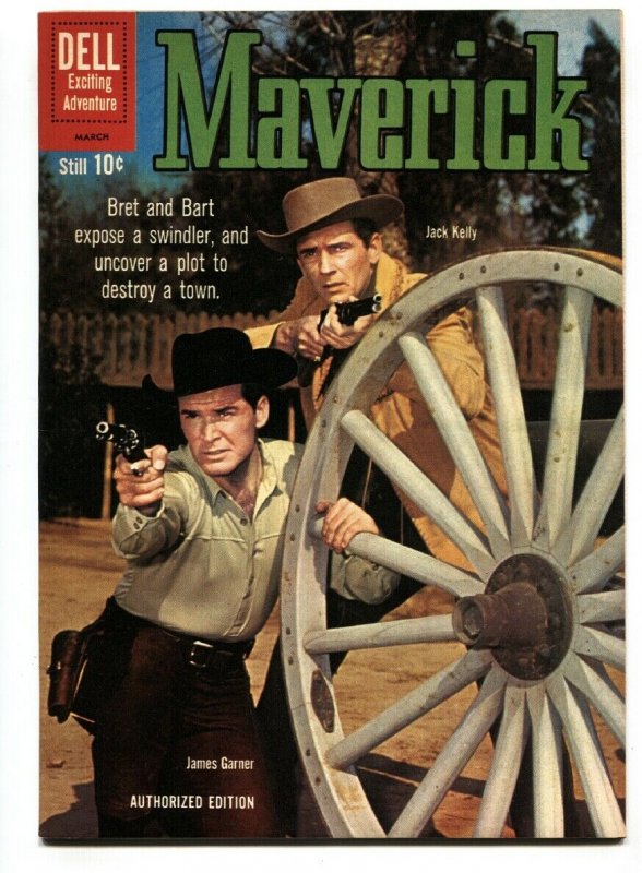 Maverick #14 (Dell, 1961), raw comic book in NM- condition — front cover