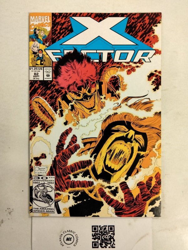 X-Factor #82 (Marvel Comics), raw comic book in NM condition — front cover
