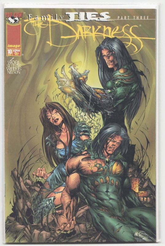 The Darkness #10 (Top Cow, 1997), raw, ungraded comic book — front cover