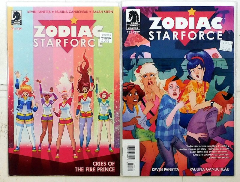 Zodiac Starforce Lot of 2 #2, Cries of the Fire Prince 1 2017 Dark Horse Comics (Dark Horse Comics, 2017), raw, ungraded comic book — front cover