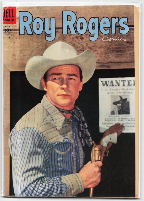 Roy Rogers Comics #88 (Dell, 1955), raw, ungraded comic book — front cover