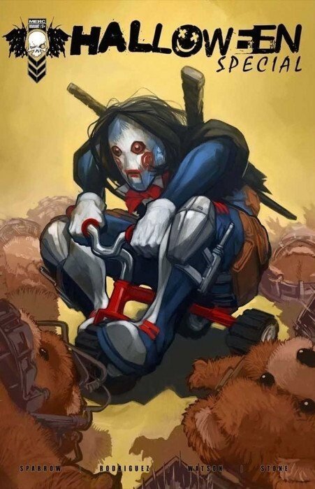 Merc Halloween Special #1, raw comic book in NM condition — front cover