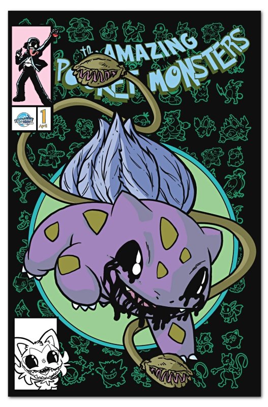 The Amazing Pocket Monsters #1, raw, ungraded comic book — front cover