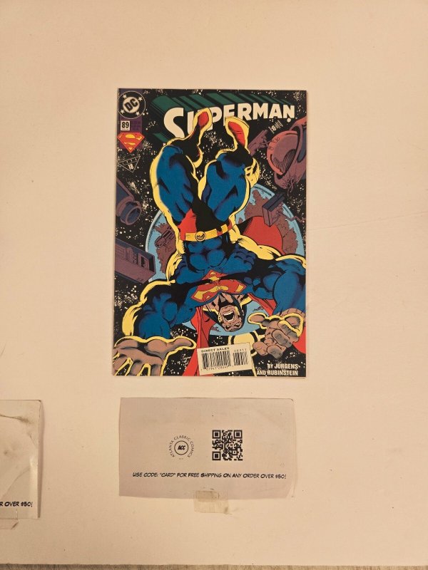 Superman #89 (DC Comics), raw comic book in NM condition — front cover