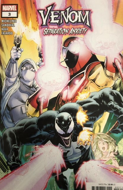 Venom: Separation Anxiety #3 (Marvel Comics, 2024), raw, ungraded comic book — front cover