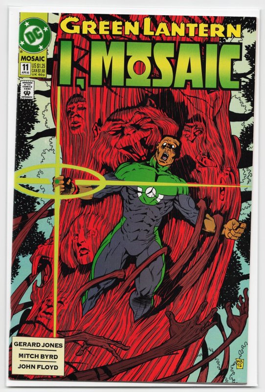 Green Lantern: Mosaic #11 (1993), raw, ungraded comic book — front cover