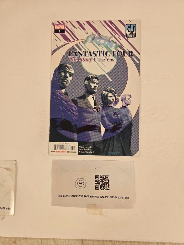 Fantastic Four Life Story #1 (Marvel Comics), raw comic book in NM condition — front cover