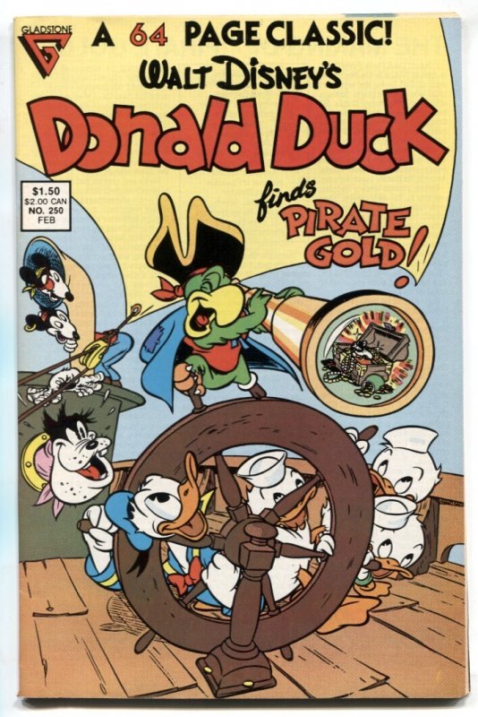 Walt Disney's Donald Duck #250 (1987), raw comic book in VF condition — front cover