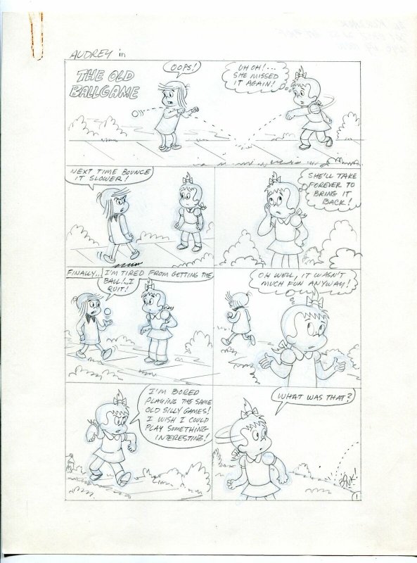 Little Audrey #5, raw, ungraded comic book — front cover