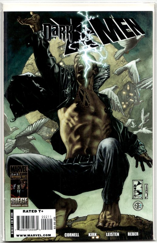 Dark X-Men #2 (Marvel Comics, 2010), raw, ungraded comic book — front cover