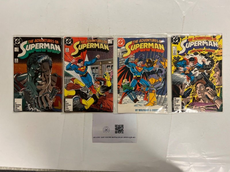 4 Superman DC Comic Books # 428 429 430 431 Batman Robin Flash Joker 9 JS59, raw, ungraded comic book — front cover