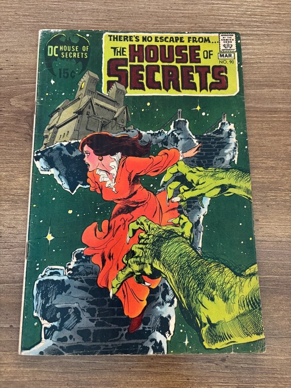 House of Secrets #90 (DC Comics), raw comic book in FN condition — front cover
