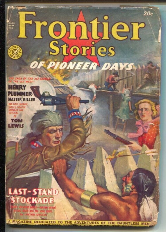 Pulp: Frontier Stories of Pioneer Days-Winter 1937-Henry Plummer-Master Kill... (1937), raw, ungraded comic book — front cover