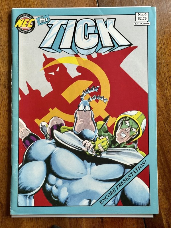 The Tick #6 (1989), raw comic book in FN/VF 7.0 condition — front cover