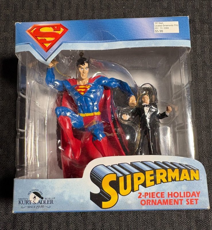 Superman Holiday SET Kurt S. Sadler #2 (DC Comics), raw comic book in 7.5 condition — front cover