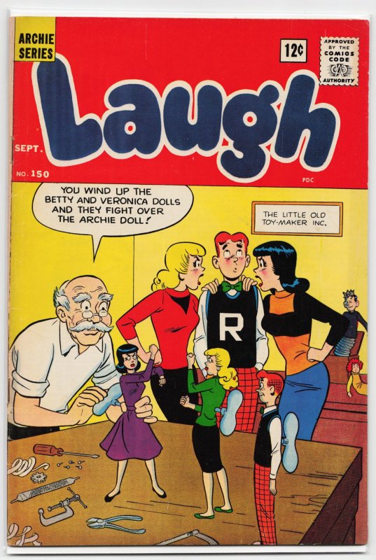 Laugh #150 (Archie Comics, 1963), raw, ungraded comic book — front cover