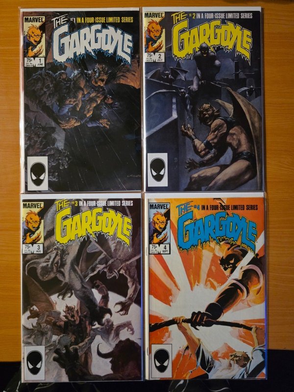 The Gargoyle 1-4 Complete Set Run! ~ Near Mint NM ~ 1985 Marvel Comics (Marvel Comics, 1985), raw comic book in NM condition — front cover