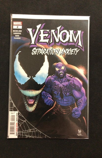 Venom: Separation Anxiety #2 (Marvel Comics, 2024), raw, ungraded comic book — front cover