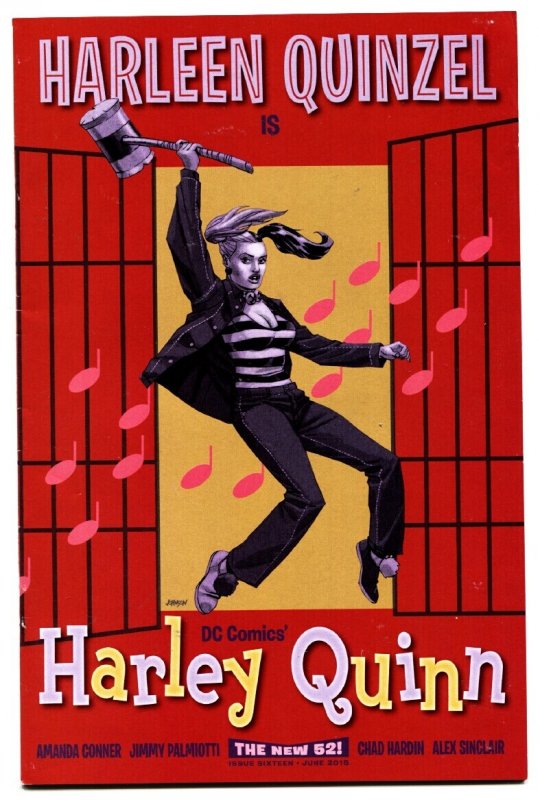Harley Quinn #16 (DC Comics, 2015), raw comic book in NM- condition — front cover