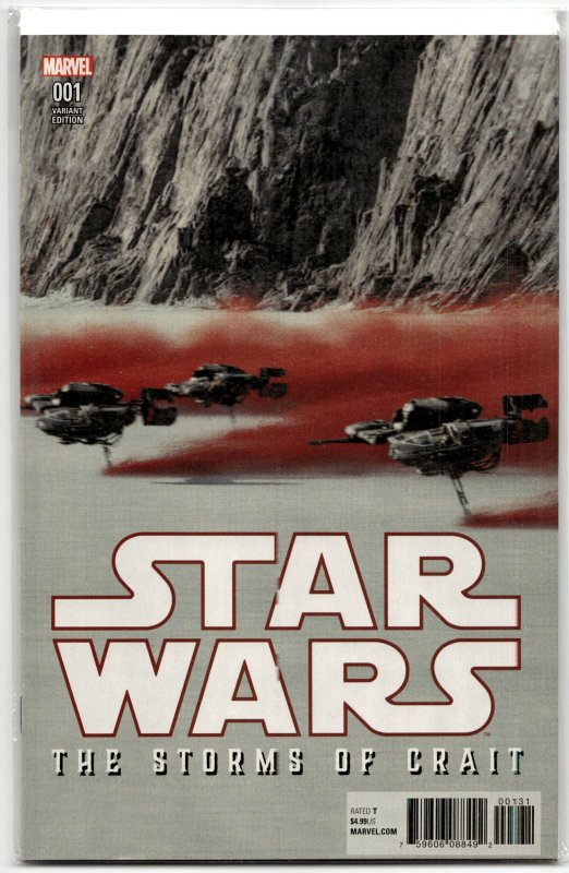 Star Wars: The Last Jedi - the Storms of Crait Photo Cover (2018) Star Wars (Marvel Comics, 2018), raw, ungraded comic book — front cover