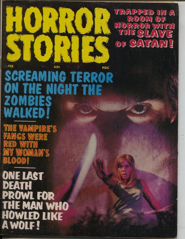 Horror Stories #3 (1971), raw, ungraded comic book — front cover