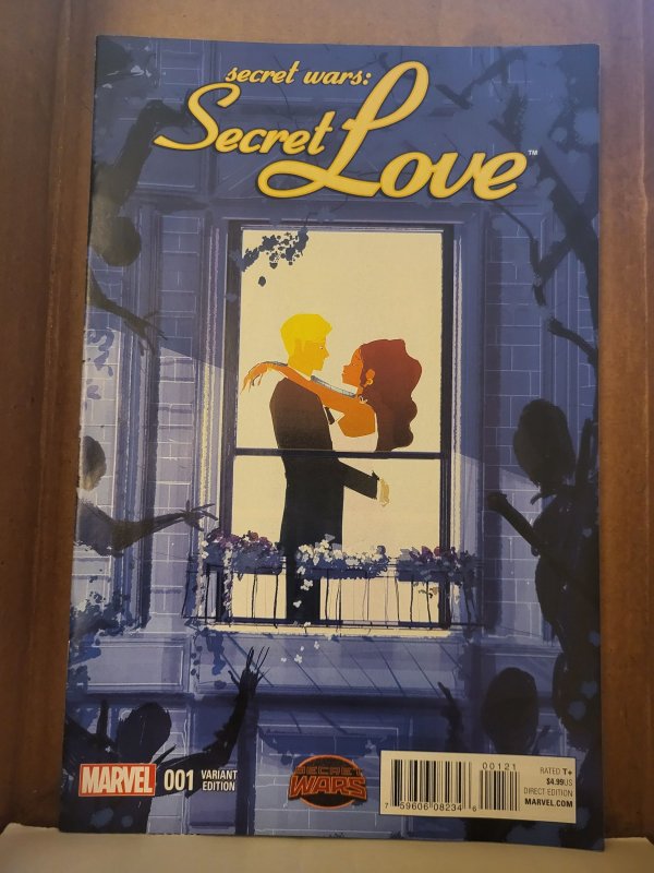 Secret Wars: Secret Love Variant Cover (2015) (2015), raw, ungraded comic book — front cover