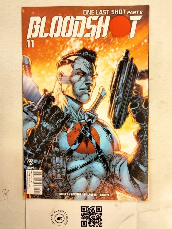 Bloodshot #11 (Valiant Comics), raw comic book in NM condition — front cover