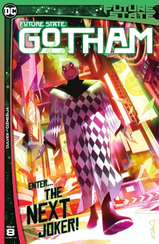 Future State: Gotham #8 (DC Comics, 2021), raw comic book in NM condition — front cover