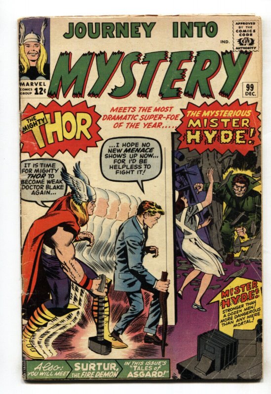 Journey into Mystery #99 (Marvel Comics), raw comic book in VG condition — front cover